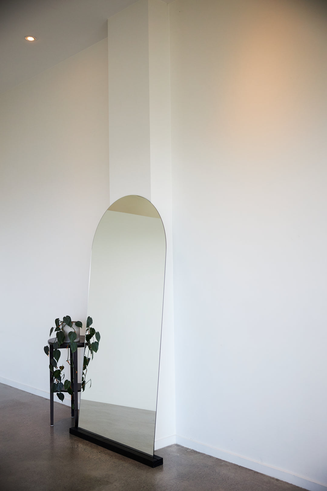 Frameless Arch Mirror - 1850mm high by 750mm wide