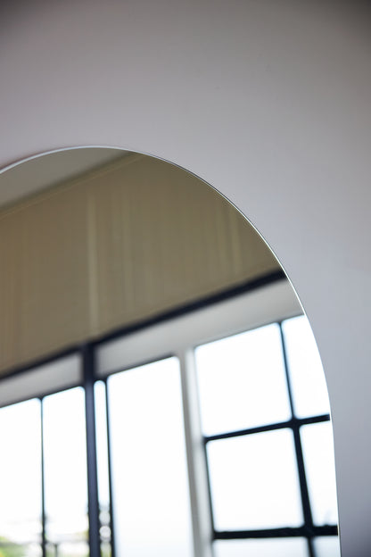 Frameless Arch Mirror - 2000mm high by 1000mm wide (Extra Large)