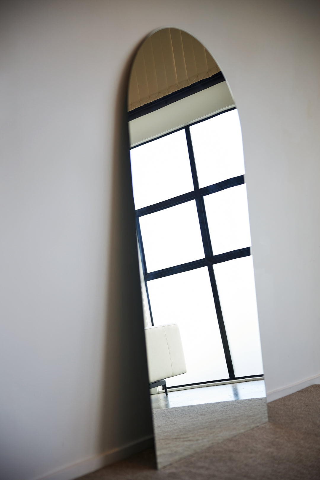 Frameless Arch Mirror - 1850mm high by 750mm wide (Medium)