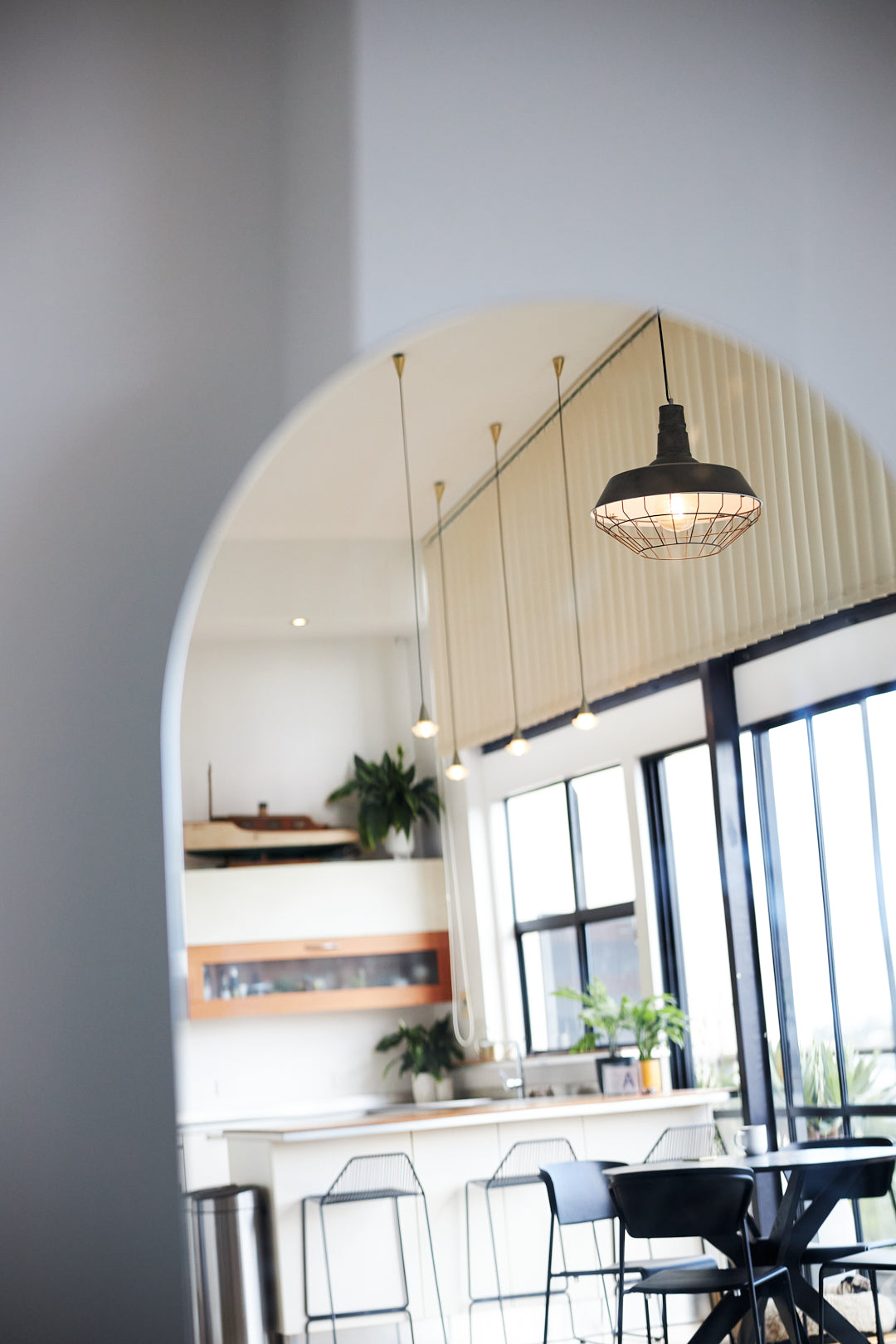 Frameless Arch Mirror - 1850mm high by 900mm wide (Large)